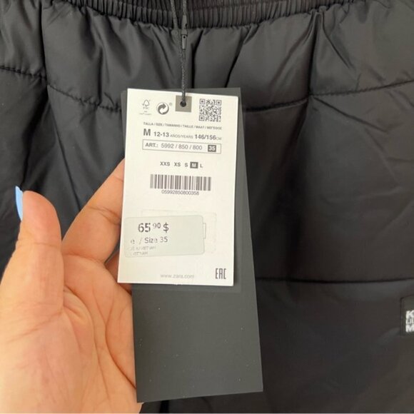 🩷 Zara - Kids, Alastair Mckimm, Snow Pants Limited Edition - Black. Size: M. NWT - Picture 5 of 12